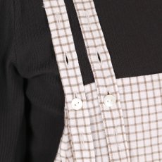 画像25: tumugu:　シャーリングチェック バルーンキャミワンピース　2色  (25)