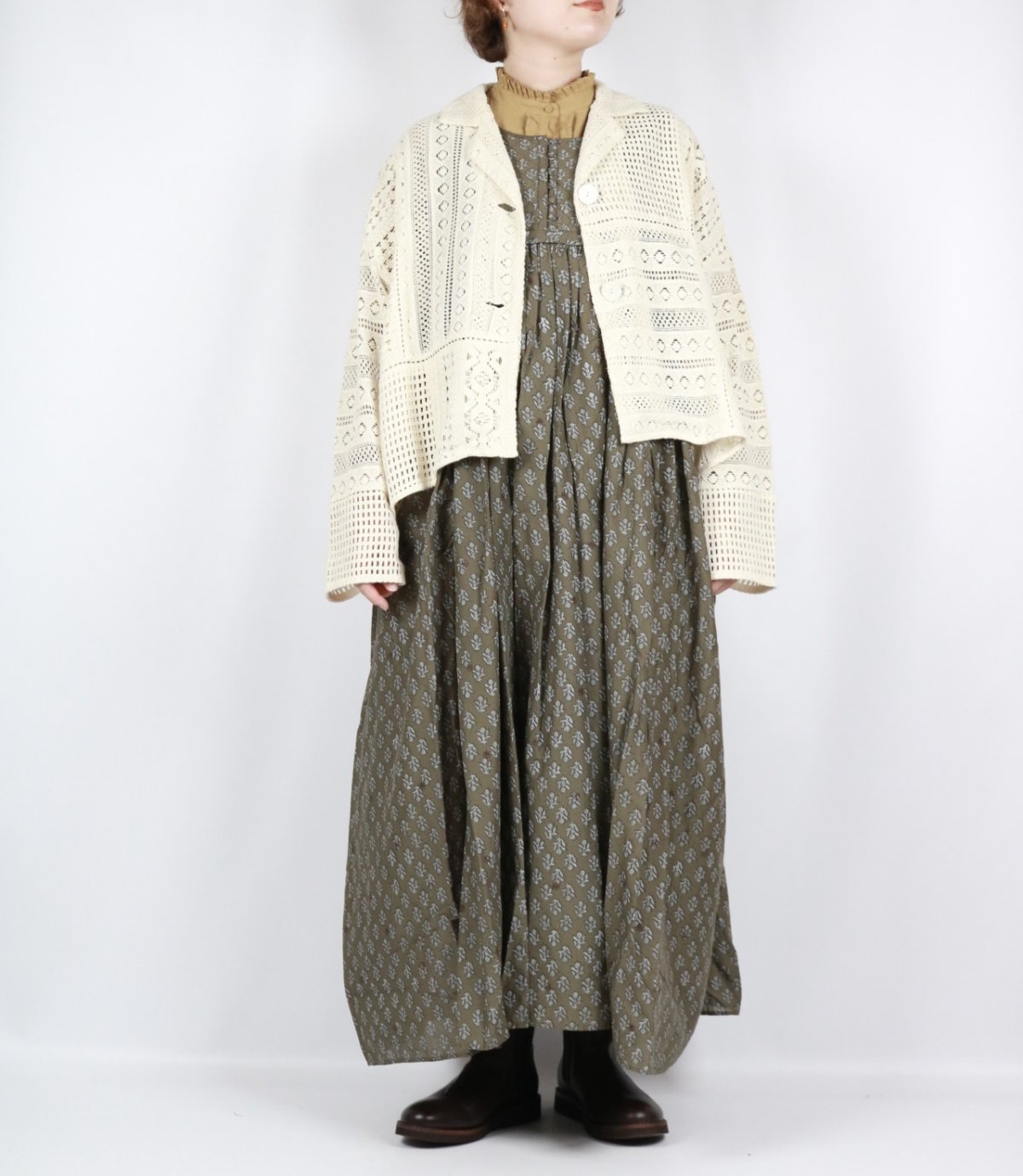 画像7: tumugu:  クロシェレース ジャケット 2色 (7)