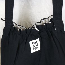 画像14: pot and tea　リネン小花刺繡バッグ　2色 (14)