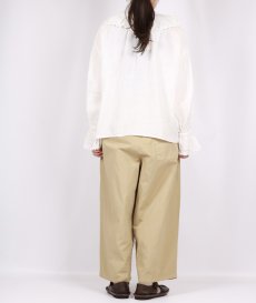 画像9: Gauze# ANTIQUE LACE FRILL 2WAY BLOUSE 2色 (9)