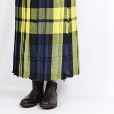 画像30: O'neil of dublin IRISH LINEN LOW WAIST PLEATS WRAP SKIRT LENGTH 80cm (WITH PIN) 2色 (30)