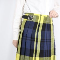 画像29: O'neil of dublin IRISH LINEN LOW WAIST PLEATS WRAP SKIRT LENGTH 80cm (WITH PIN) 2色 (29)