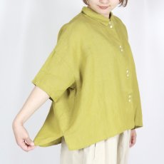 画像15: blue willow リネンボタンシャツ　2色 (15)