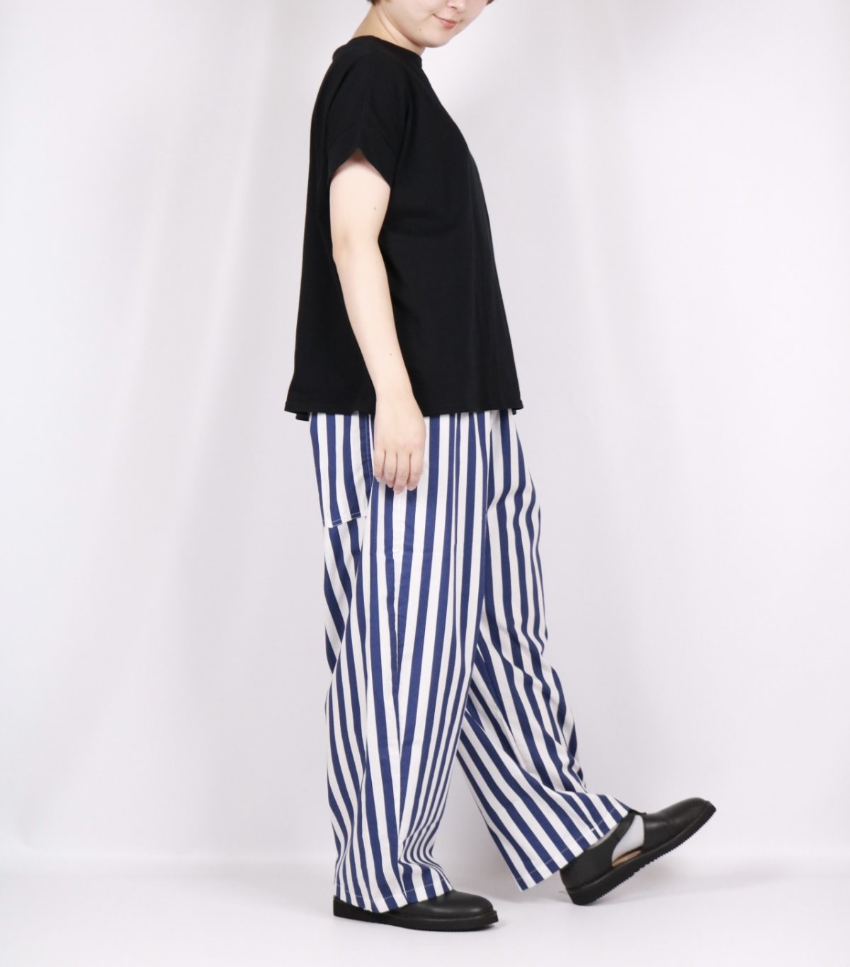 画像21: NARUブロード　ストライプ　チェック柄 ノッポパンツ　3柄 (21)