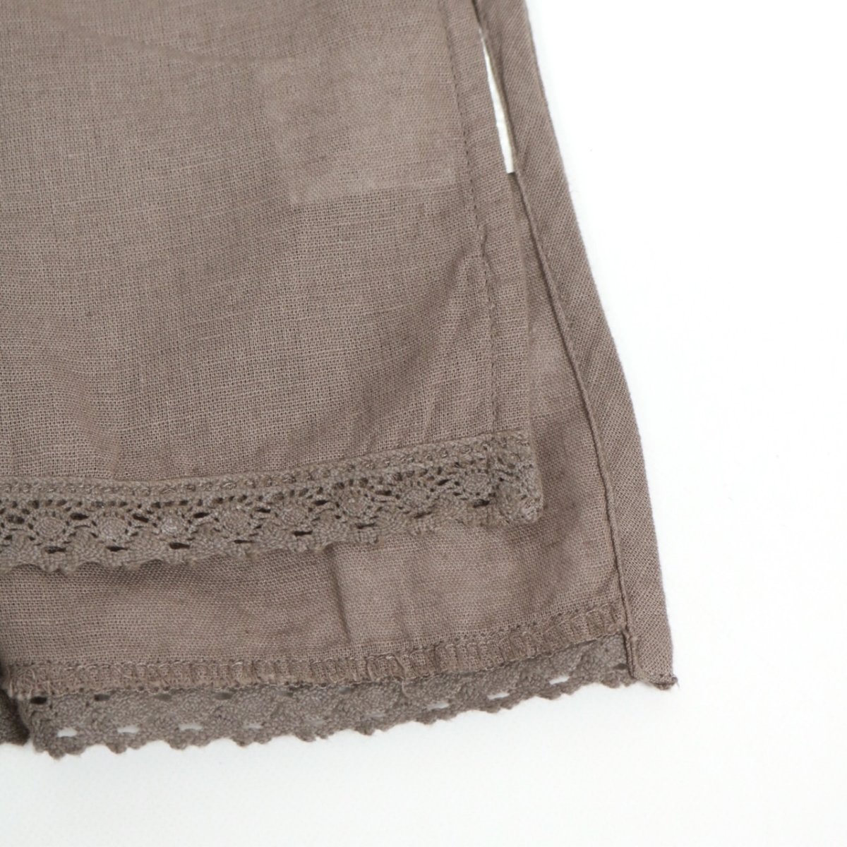 画像45: tumugu: コットンリネン ボイルレースベスト　3色 (45)