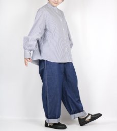 画像28: DIARIES GATHER SLEEVE SHIRT 4色 (28)