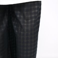 画像7: maison de soil  HANDWOVEN COTTON SILK CHECK EASY PANTS  2色 (7)