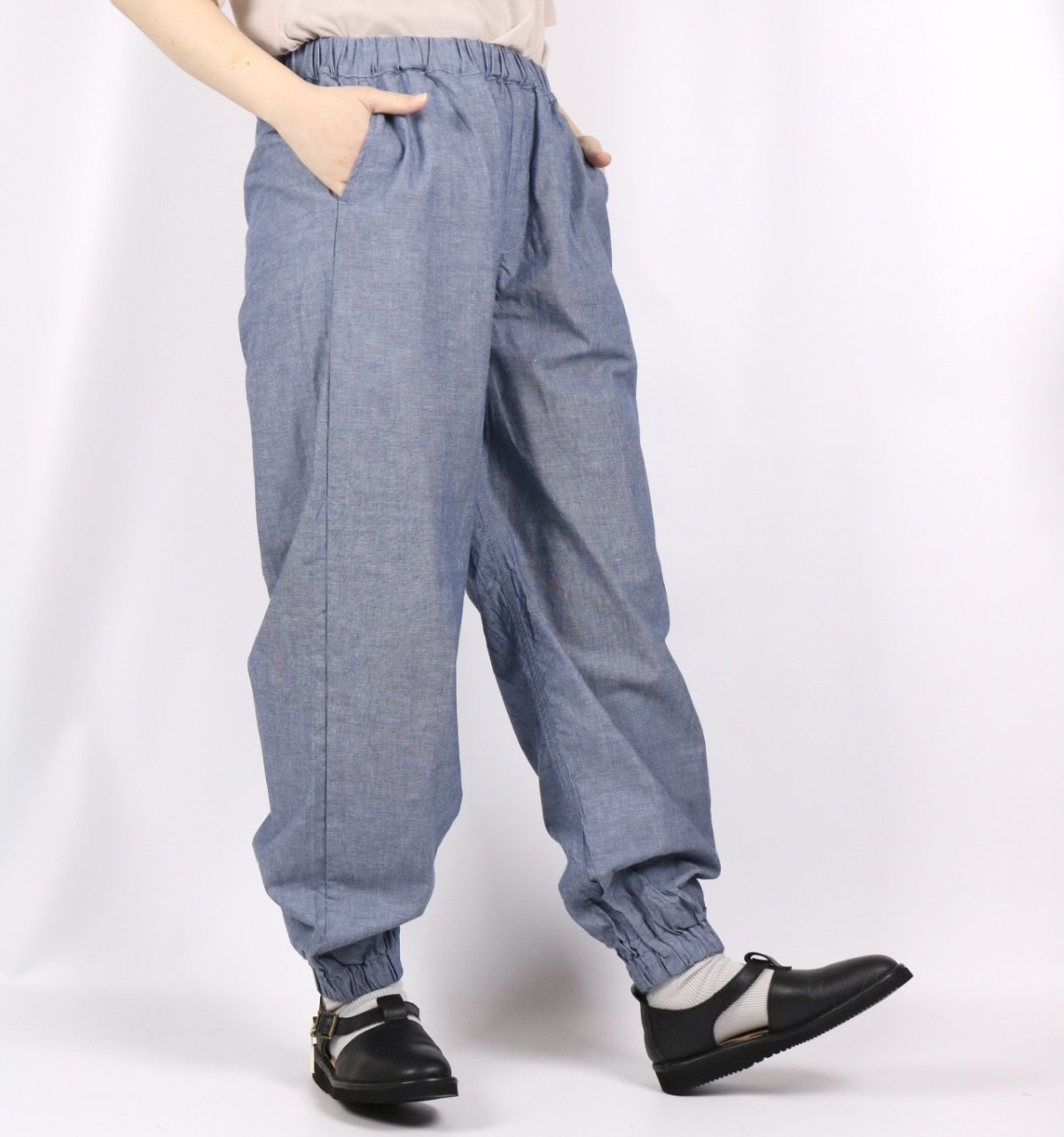 画像4: 20%OFF SALE!  NARU　サマーデニム ジョガーパンツ　2色 (4)