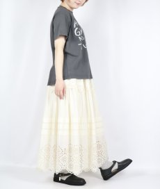 画像17: tumugu:ラフィ天竺 プリントTシャツ(アルファベット) 4色 (17)