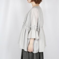 画像16: 【6月17日12:00までの期間限定販売】Nina Niina swing gather pullover 2色 (16)