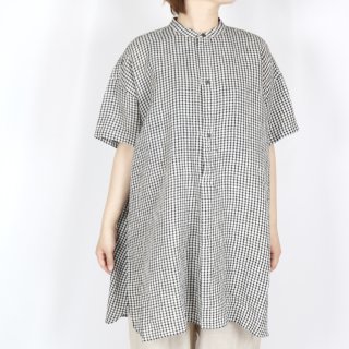 SOIL リネンチェック チュニック チュニック - toritoRu