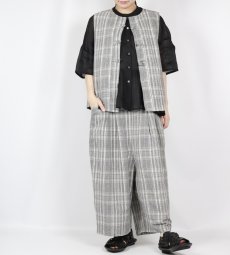 画像28: tukuroi  コットンリネン サルエルパンツ 2色 (28)