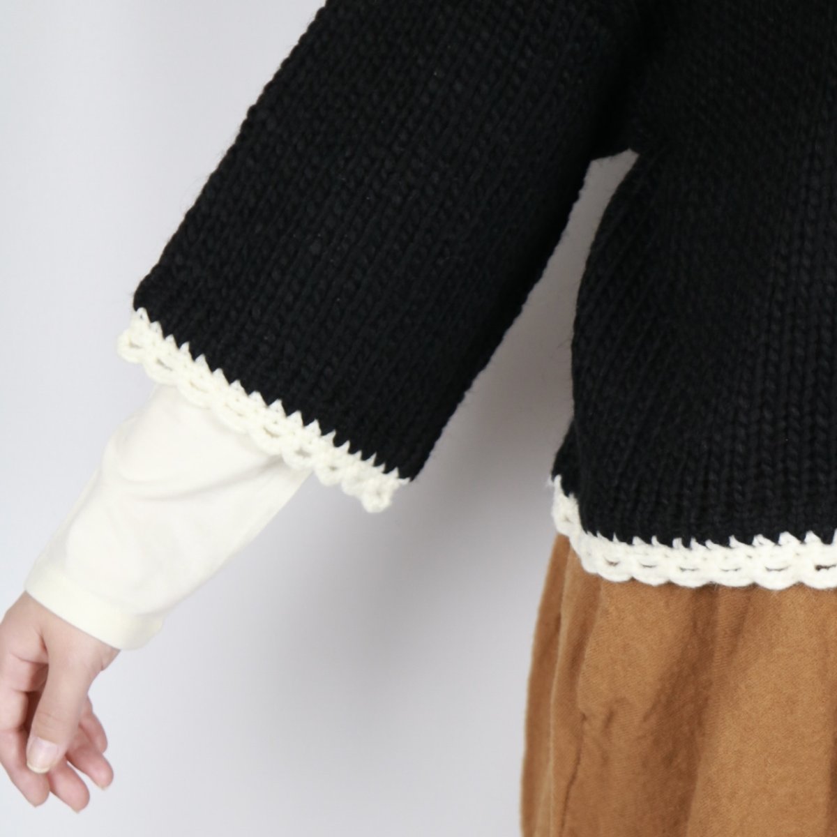 画像21: ROBE de PEAU JOU JOUボトルネックニット　3色 (21)