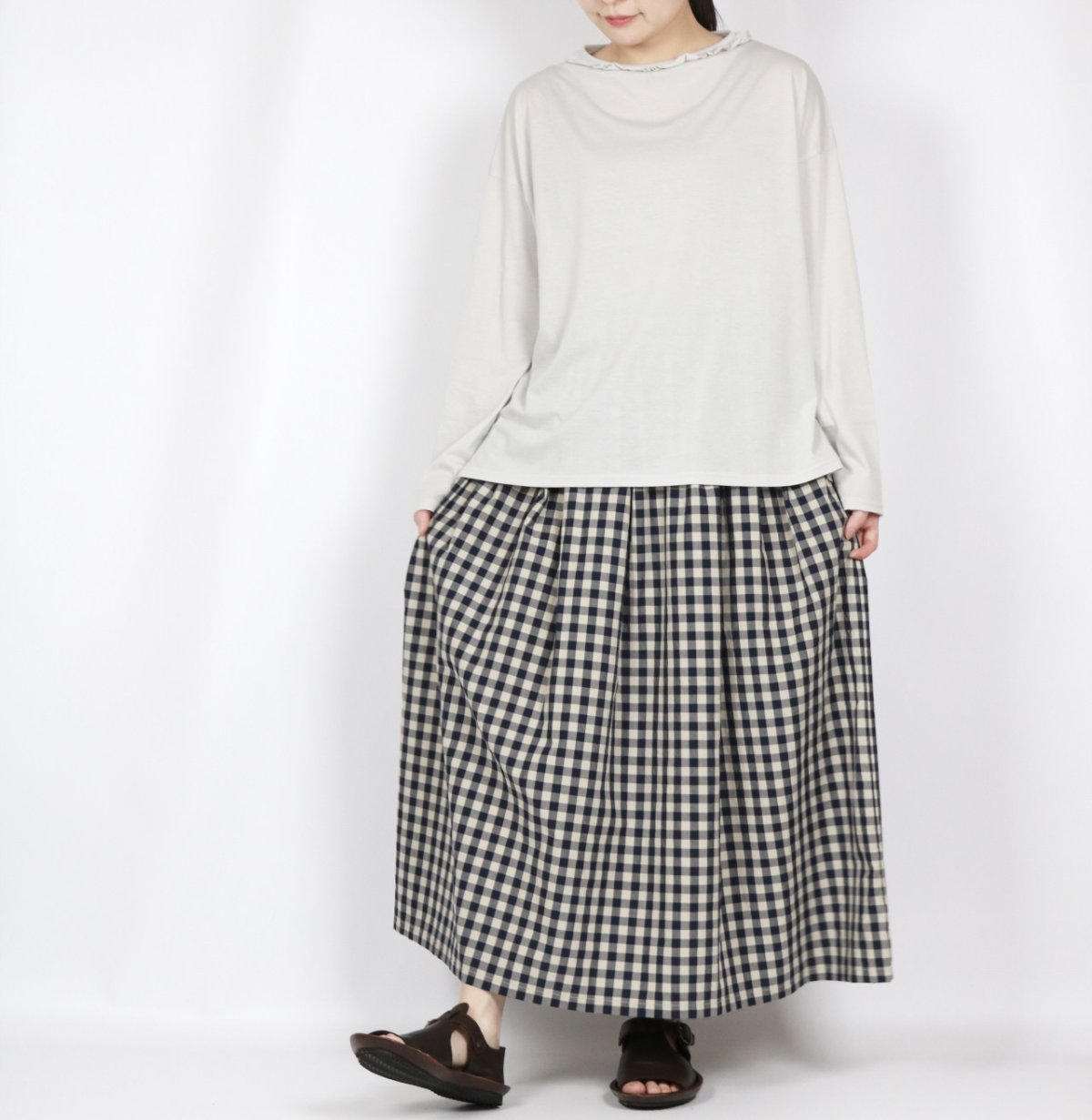 画像10: Gauze#　シンプリー フリルプルオーバー　3色 (10)