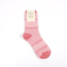 画像11: memeri  コットンリネンジャガードソックス  4色 (11)