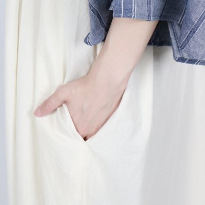 画像3: 【6月17日12:00までの期間限定販売】Nina Niina stripe sleeve flare dress