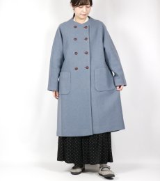 画像24: Vent d'ouest ウールソフト圧縮ノーカラーコート 4色 (24)