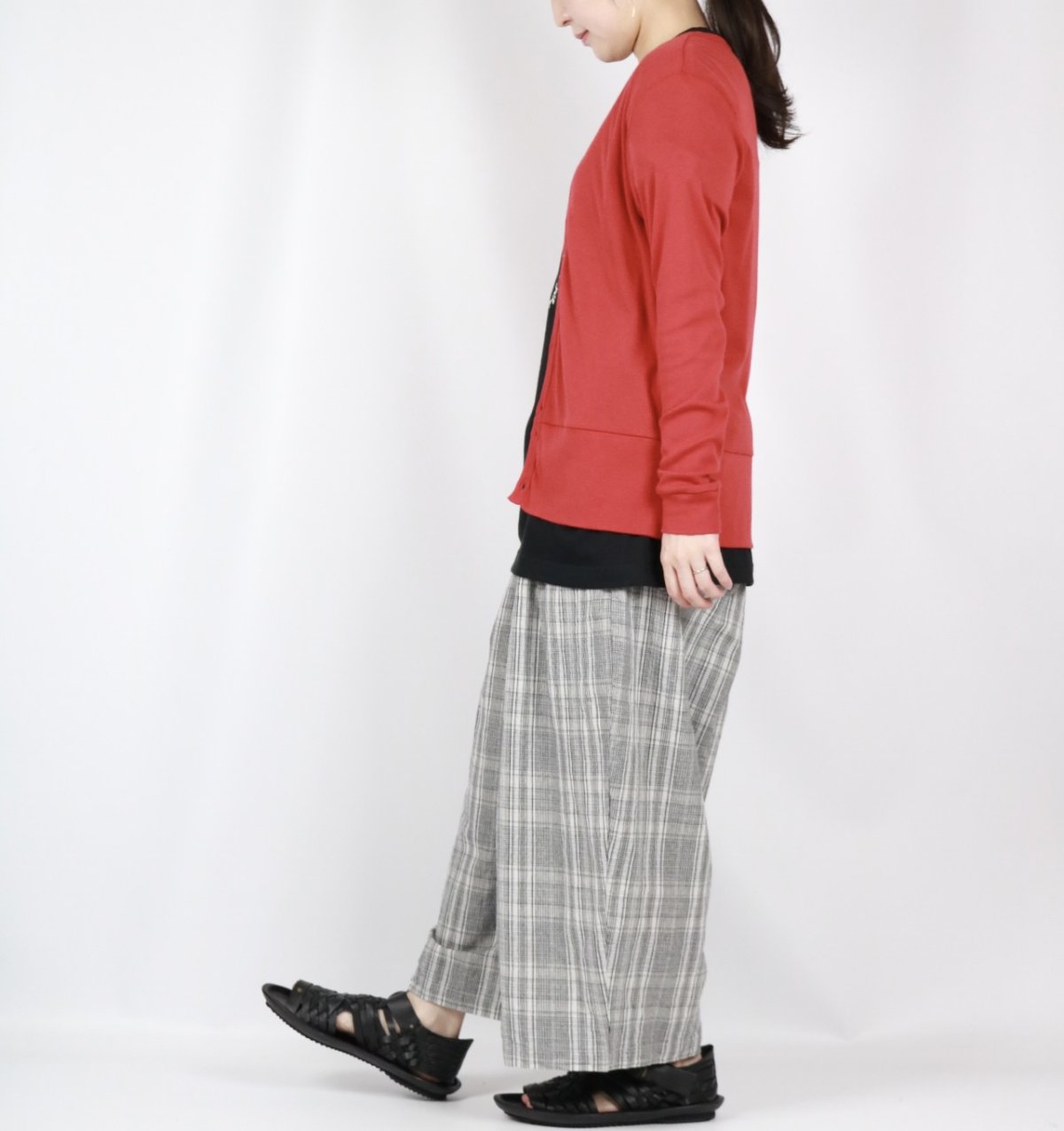 画像18: NARU ソフトフライスロングスリーブカーディガン 3色 (18)