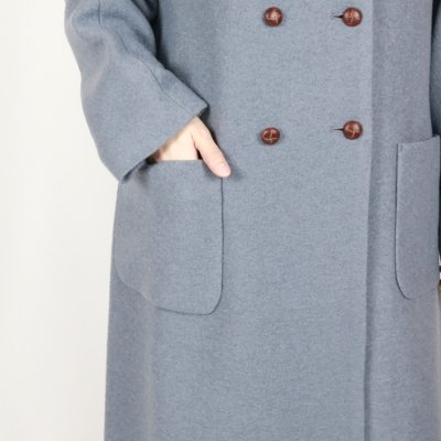 画像3: Vent d'ouest ウールソフト圧縮ノーカラーコート 4色