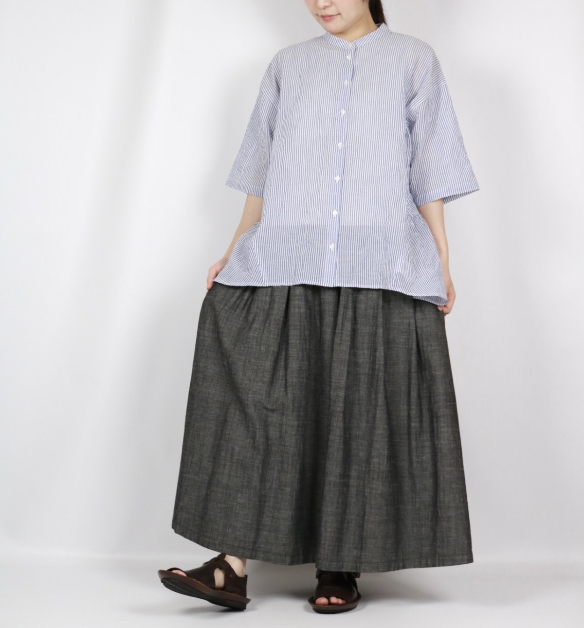 画像15: nachukara　コットンシャーリング バッグギャザーシャツ　3色 (15)