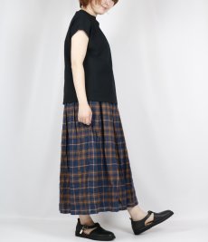 画像14: Vent d'ouest ワッシャーチェックスカート　2色 (14)