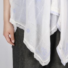 画像22: tumugu; 　カディコットンクロスステッチ刺繍キャミソール　2色 (22)