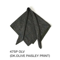 画像20: maison de soil  STITCHED BANGALORE SILK PAISLEY PRINT SCARF WITH BLANCKET STITCH  2色 (20)