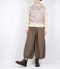 画像4: Vent d'ouest 国産裏毛×LIBERTY スウェットプルオーバー 3色 (4)