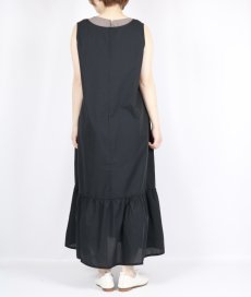 画像15: blue willow   コットン細番手 平織り無地 ペチコートワンピース   2色 (15)