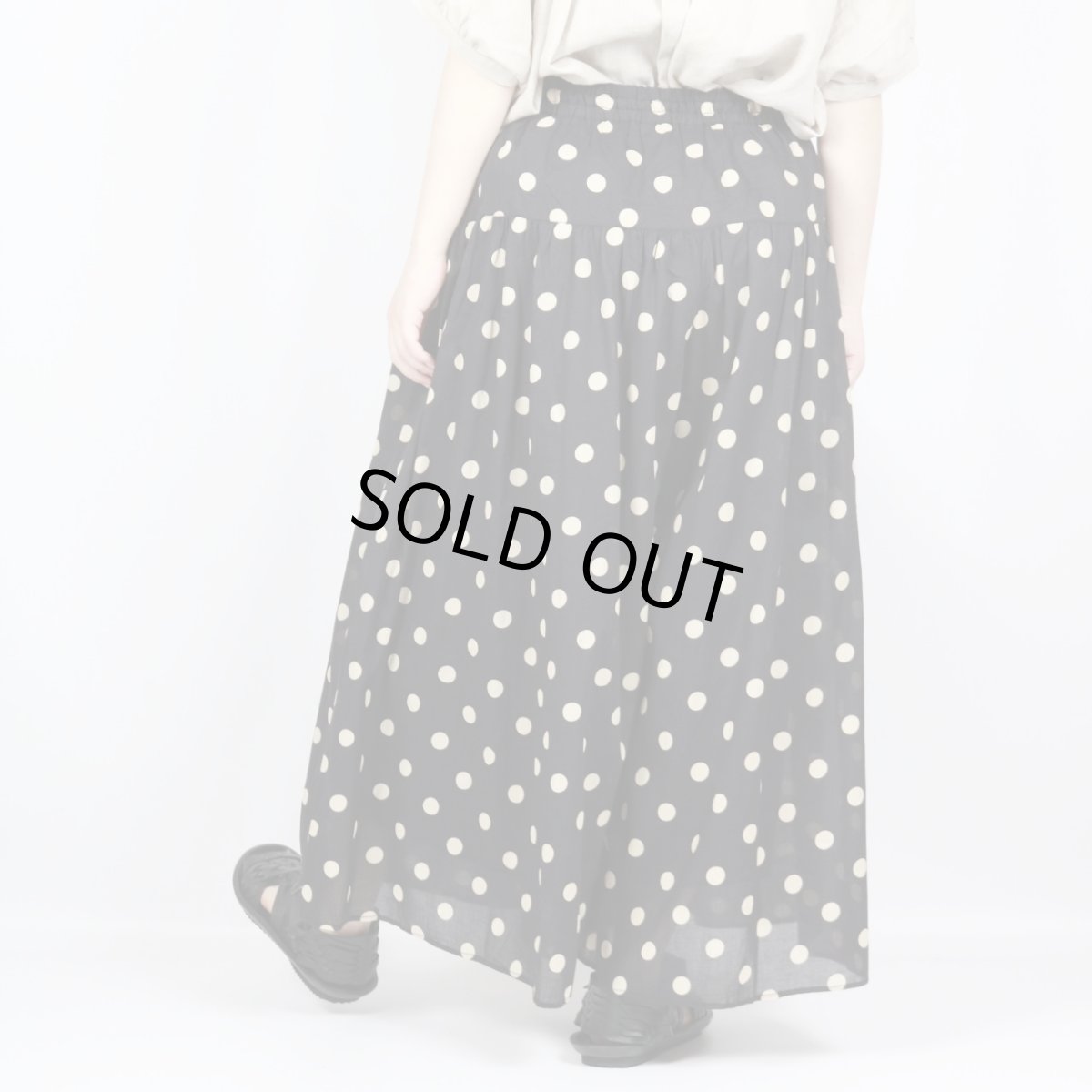 画像17: SOIL  80s COTTON VOILE DOT PRINT CULOTTES　２SIZE (17)