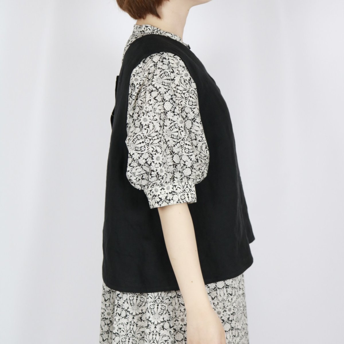 画像22: Vent d'ouest 60Sフレンチリネンキャンバスワッシャー2WAYベスト 3色 (22)