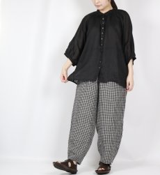 画像6: SOIL  60s LINEN CHECK EASY PANTS   (6)
