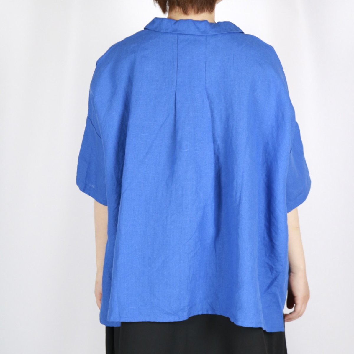 画像9: blue willow リネンボタンシャツ　2色 (9)