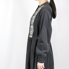 画像8: sosotto　細コール×LIBERTY ビブヨーク ワンピース　2色 (8)