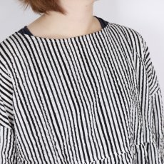 画像18: NARU  60ローンリップルチェック＆ストライプ ファッスンシャツ 2柄×2色 (18)