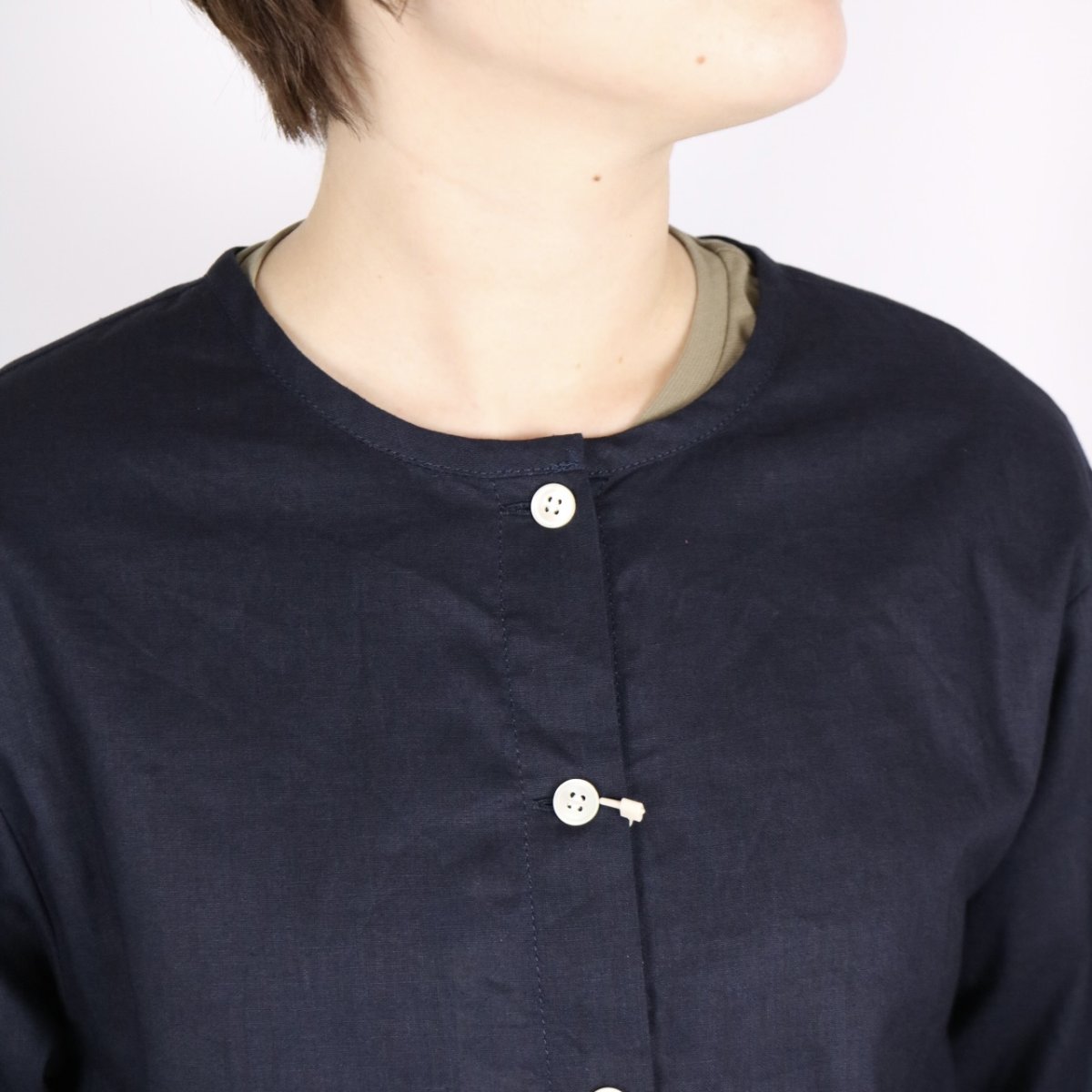 画像26: Vent d'ouest 綿麻７分袖ブラウス　3色 (26)