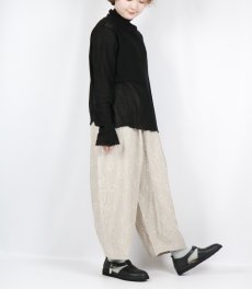 画像15: tumugu: コットンチュールハイネックロングTシャツ 3色 (15)