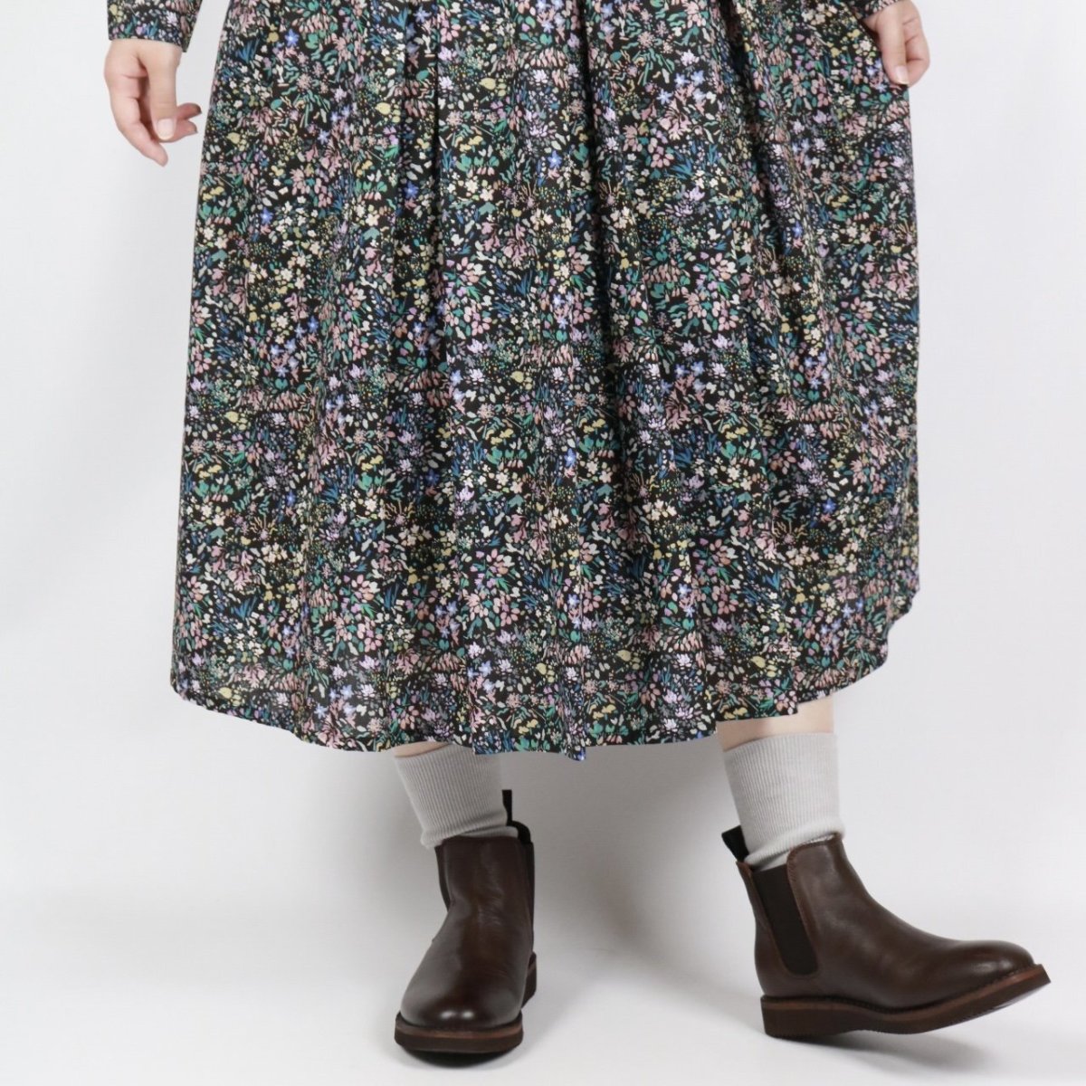 画像42: Crespi  BOTANICAL ESCAPEリバティワンピース 4色 (42)