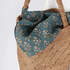 画像15: maison de soil　RAFFIA ONE HANDLE BARREL BAG　10色 (15)