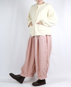 画像5: tumugu: ソリトリネン(1)　フリルワイドパンツ 4色 (5)