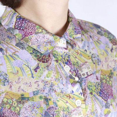 画像3: Crespi  BOTANICAL ESCAPEリバティワンピース 4色