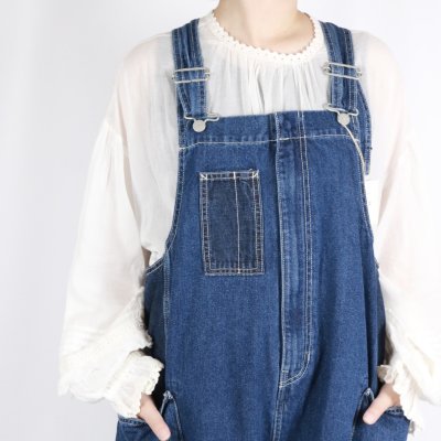画像3: tumugu: 10ozデニムサロペット FADE BLUE