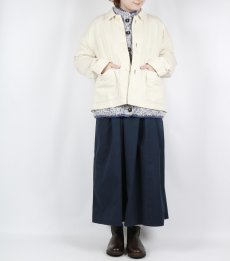 画像9: LABORATORY　ネップデニム フレンチワークジャケット　2色 (9)