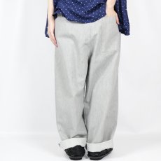 画像3: DIARIES   WIDE TAPERED PANTS   GRAY (3)
