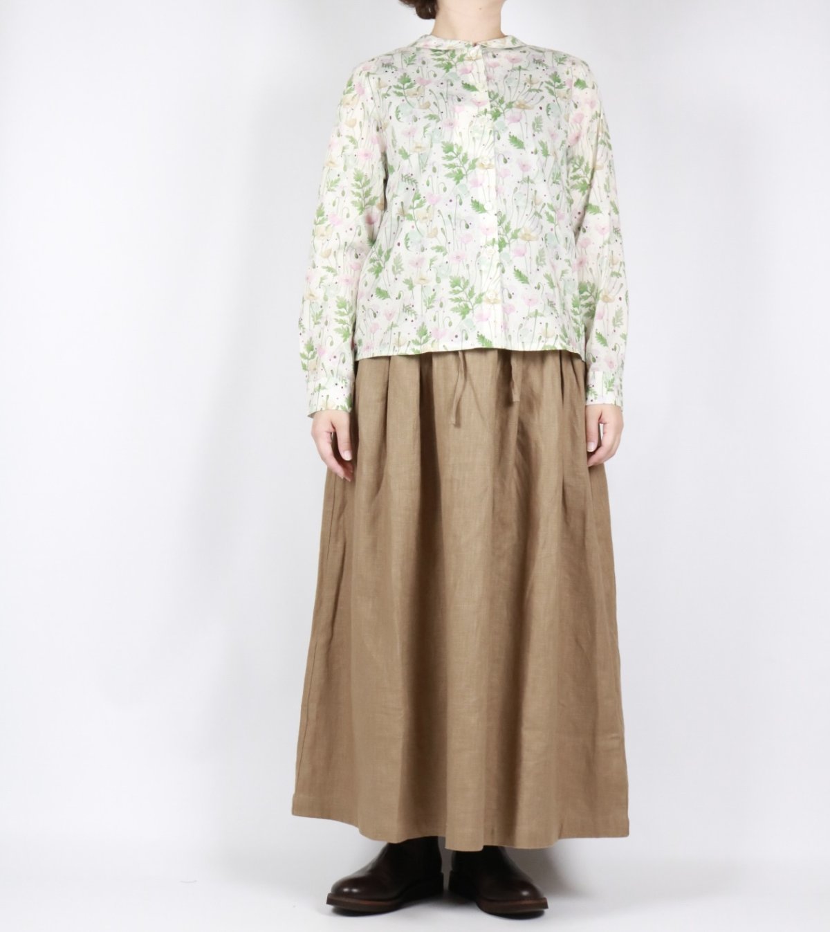 画像6: Crespi リバティタナローン ブラウス 3色 (6)