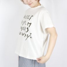 画像22: tumugu:ラフィ天竺 プリントTシャツ(アルファベット) 4色 (22)