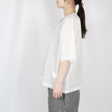 画像3: SOIL   VOILE LACE V-NECK LACE S/SL PULLOVER (3)