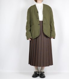 画像26:  Vas-y Lentement 40s ORGANIC POPLIN (OVERDYE) SIDE VENTS V-NECK JACKET 2色2サイズ (26)