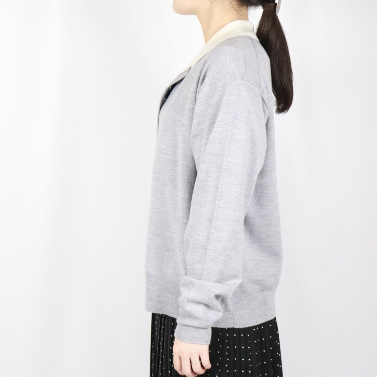 画像13: Vent d'ouest　BIELLA YARN クルーカーディガン 2色 (13)