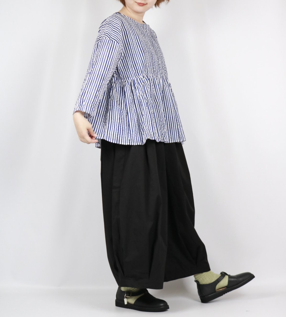 画像43: nachukara  ライトツイル ラウンド キュロット  4色 (43)